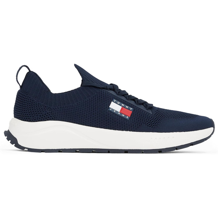 Футболка Tommy Jeans Runner Knitted чоловіча (40 EU, Темно-синій)