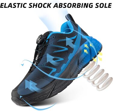 Кросівки для чоловіків та жінок, спортивні, для бігу по пересіченій місцевості, трекінгові, чорні, розмір EU 37-47 (J1 Синій, 46 EU)