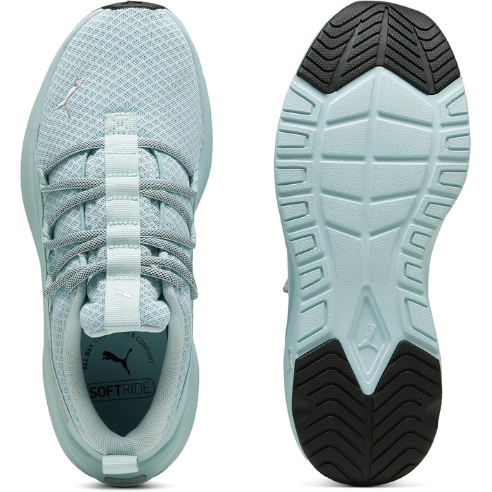 Жіночі кросівки PUMA Softride One4all (38 EU, Frosted Dew Silber Schwarz)