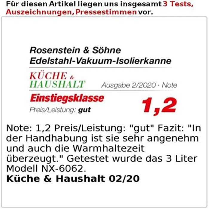 Термокружки Rosenstein & Söhne 2 шт., 5 л, вакуумні, з помпою, подвійні стінки, термоси для напоїв, ізольовані