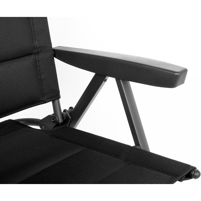 Кемпінговий стілець Brunner Skye 3D Black - чорний, поліестер