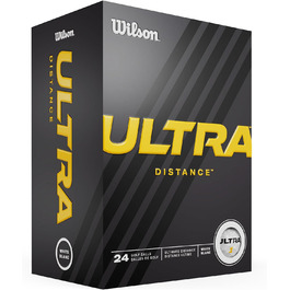 Гольф-м'ячі Wilson Ultra Distance, 2-шарові, 24 шт., білі