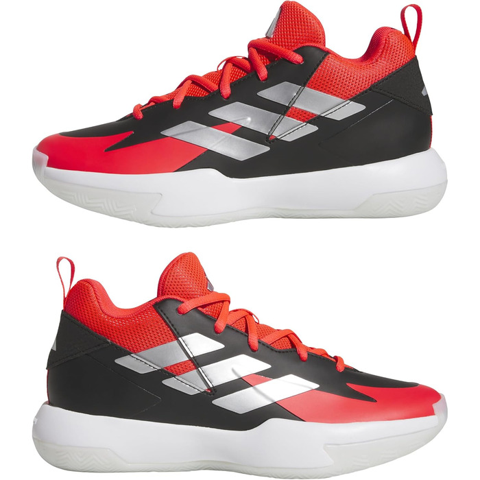 Дитячі кросівки adidas Cross 'Em Up Select для баскетболу (35.5 EU, білий, срібло, кристалічний білий)