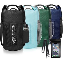 Водонепроникний мішок Dry Bag 20L RollTop: рюкзак, packsack, Seesack для каякінгу, рафтингу, риболовлі