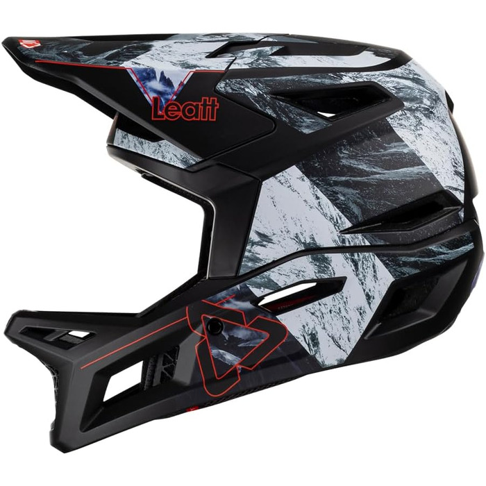 Шолом Leatt MTB Gravity 4.0 V23 Alpine M (57-58 см) – велосипедний, для даунхілу, захисний