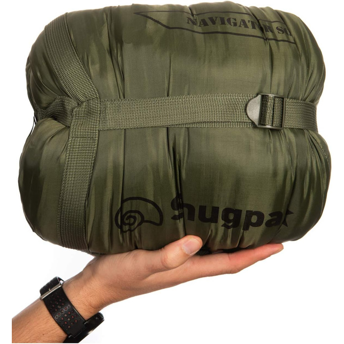 Сплячий мішок Snugpak Navigator - міцний, квадратний, оливковий/листяний (2023)