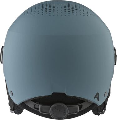 Чоловічий лижний шолом Alpina Arber Visor Q-Lite, жорсткий корпус, синій, розмір 54-58