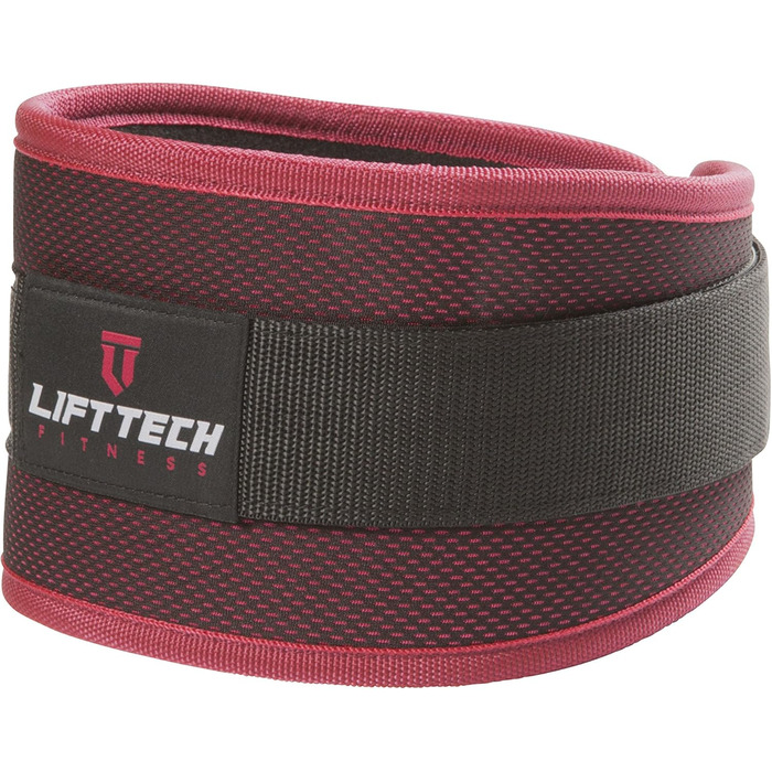 Жіночий пояс для важкої атлетики Lift Tech Fitness 12,7 см, XS, рожевий, поролоновий