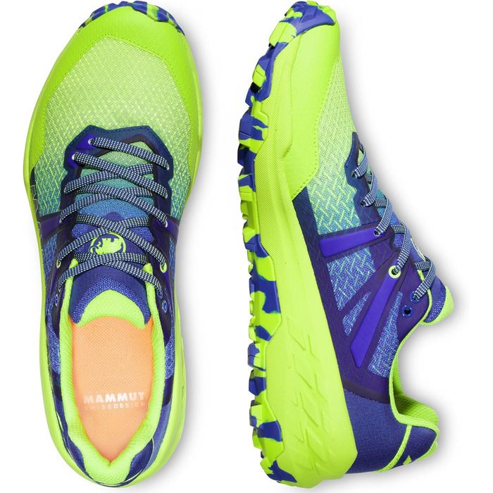 Чоловічі трекінгові черевики Mammut Sertig II Low (45 EU, Синій/Зелений)