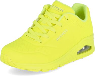 Кросівки жіночі Skechers UNO Night Shades Neon Yellow Durabuck 42 EU