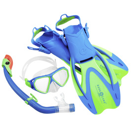 Набір для дайвінгу Aqua Lung Sport La Costa Junior Pro для дітей (маска, трубка, ласти) з сумкою - 32-35 Aqua