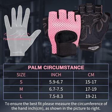 Спортивні рукавички ELLIEX для тренувань: фітнес, важка атлетика, велоспорт, кросфіт (рожеві, M)
