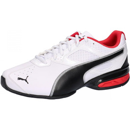 Кросівки Puma Tazon 6 FM для чоловіків, 43 EU, білий, чорний, сріблястий