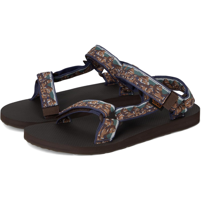 Чоловічі сандалії Teva Original Universal, зелено-блакитні, розмір 40 (40.5 EU), Desert Mosaic Chocolate Brown
