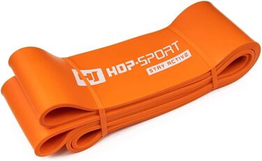 Набір фітнес-резинок Hop-Sport з латексу різних рівнів для силових тренувань, фітнесу та нарощування м'язів, підтягувань 37-137 кг