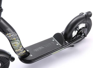 Дитячий самокат STAR SCOOTER з надувними колесами 10 дюймів для хлопчиків і дівчат від 4 років, класичний, безпечний, тестування без ризику
