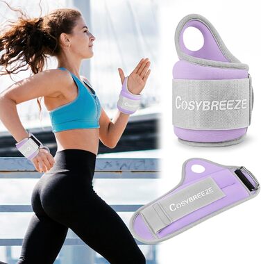 Вагові манжети Cosybreeze для рук і зап'ясть, 1-3 кг, пара, для жінок і чоловіків, фітнес, біг, тренування