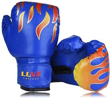 Боксерські рукавички для дітей Kinder Boxhandschuhe 6OZ/8OZ для MMA, муай-тай, кікбоксингу та тренувань на боксерській груші (8OZ, блакитні)