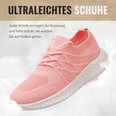Жіночі кросівки для занять спортом: бігові, тенісні, для залу, повсякденні. Легкі, зручні, білі (37 EU, рожеві)