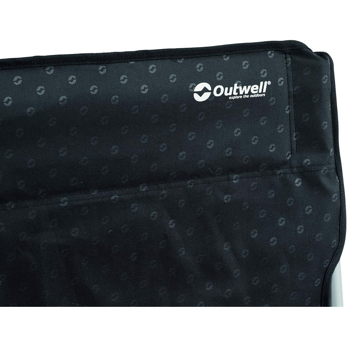 Крісло туристичне Outwell Goya, 100 кг, поліестер, чорний, 13x30x110 см