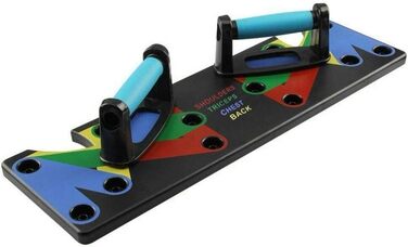 Лежанка для віджимань 9-в-1 для чоловіків, тренажер для фітнесу, підтримка для пресу, розвиток м'язів грудей, рук та пресу