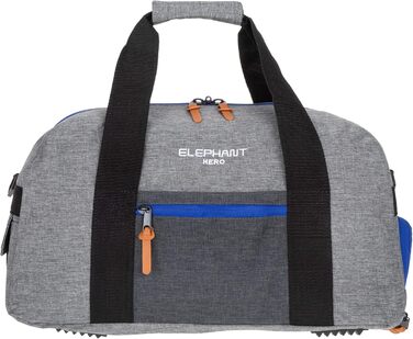 Спортивна сумка Elephant Hero Signature з відділенням для взуття, для хлопчиків, дівчат, жінок і чоловіків, сіро-синя
