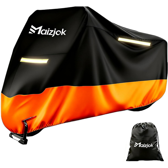 Захисний чохол для мотоцикла Maizjok Outdoor - водонепроникний, 210D, XXL (275x105x125 см)