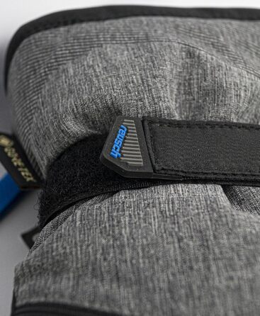 Дитячі гірськолижні рукавички Reusch Gore-TEX, водонепроникні та дихаючі, чорний/синій, розмір 6.5