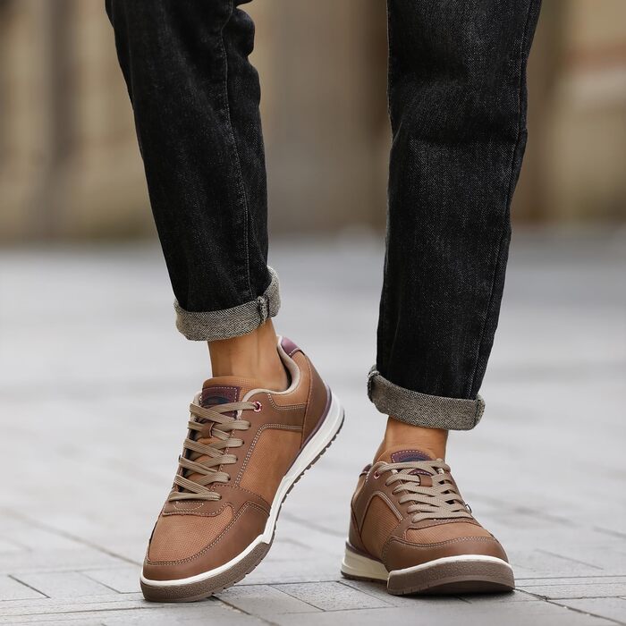 ARRIGO BELLO Кросівки чоловічі для активного відпочинку, роботи та хайкінгу. Легкі, розміри 41-46, колір: коричневий