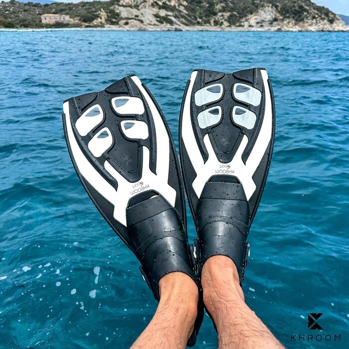 Ласти для снорклінгу та дайвінгу Khroom Flossen (Італія) р. 36-47, унісекс, регульовані
