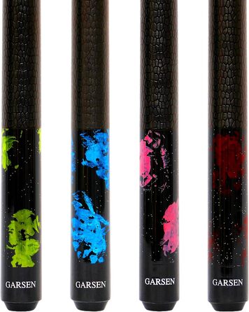 Більярдний кий GARSEN: набір з 4 шт, довжина 147,3 см, вага 510,3-595,3 г