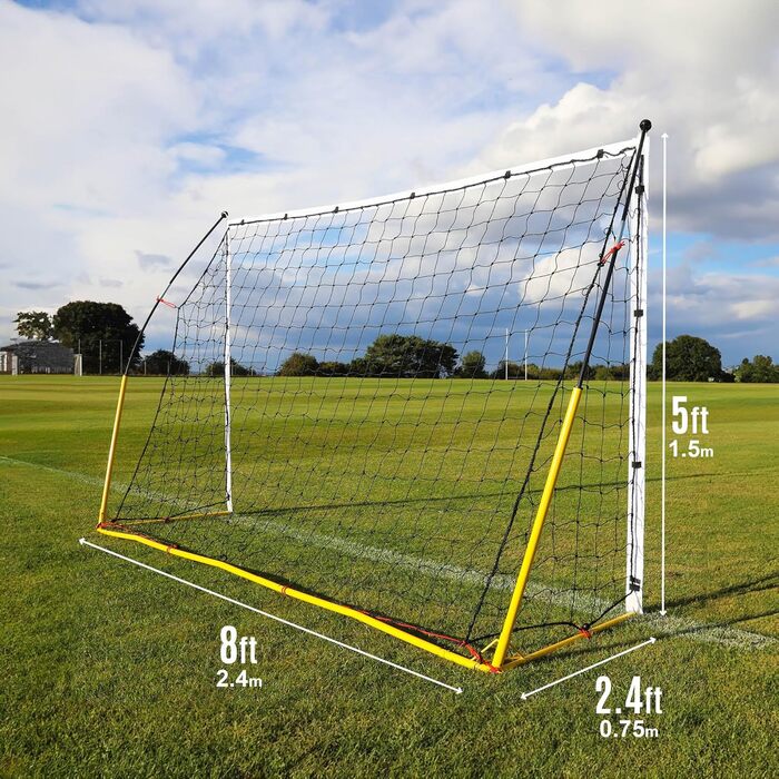 Портативні футбольні ворота Quick Play Sport 2.4x1.5 м для тренувань