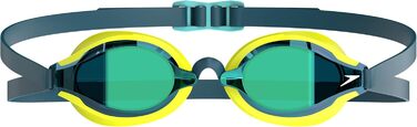 Окуляри для плавання Speedo Fastskin Speedsocket 2 | Змагальні окуляри | Антизапітніння | Водонепроникні | Жовтий/Кобальт/Смарагдовий