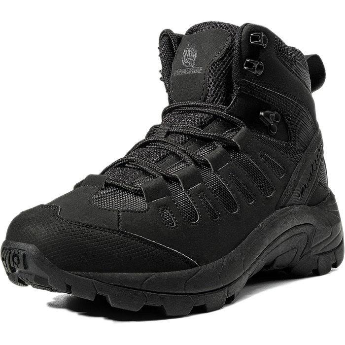 Чоловічі трекінгові черевики, тактичний рюкзак, легкі пустельні черевики, розмір 43 EU, темно-чорний