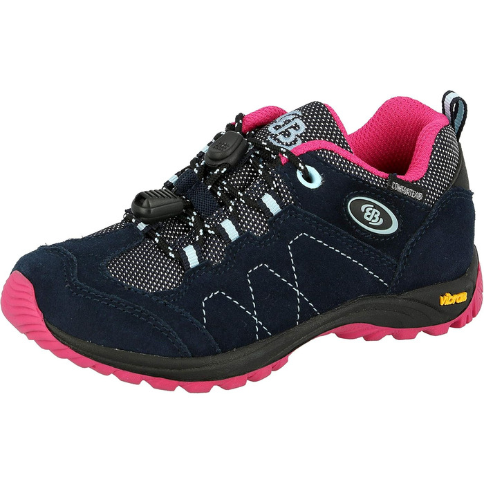 Дитячі трекінгові півчеревики Brütting Bergen (29 EU, морський колір, рожевий)