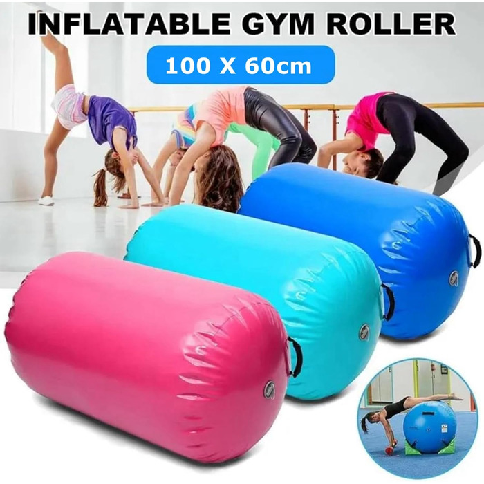 Килимок для гімнастики Dicke Turnen: 2м, 3м, 4м, 5м, 10/20см, 300х100х15см, 100х60см. Нековзкий, для дому, тренувань, йоги, фітнесу. Зелений, Синій