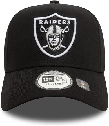 Кепка New Era NFL Las Vegas Raiders з логотипом команди, регульована, вигнутий козирок, універсальний розмір