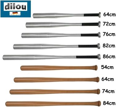 Біта бейсбольна алюмінієва 72 см, сплав, для тренувань та гри