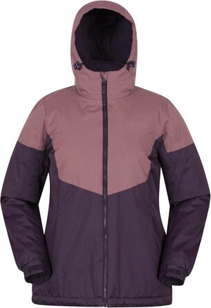 Жіноча гірськолижна куртка Mountain Warehouse Moon - водонепроникна, з мікрофлеєвою ізоляцією, тепла, з регульованою капюшоном - для катання на лижах та сноуборді (40, світло-рожевий)