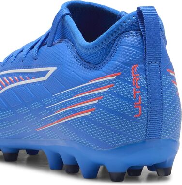 Дитячі футбольні бутси Puma Ultra 6 Match Mg Jr - блакитно-біло-червоні, 35 EU