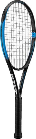 Тенісна ракетка Dunlop FX 500 LS 285г, турнірна, чорна-синя, без струн