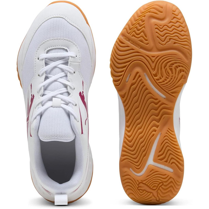 Дитячі кросівки PUMA Varion II Jr для залу (indoor) - 37 EU, білий/ягідний