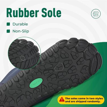 Черевики для ходьби босоногим SAGUARO для чоловіків та жінок, легкі, з нульовим перепадом, розміри EU 36-48 (36 EU, темно-синій)