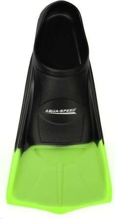 Ласти Aqua Speed High Tech для дорослих та дітей + рюкзак Ultralpower | Ласти для плавання | Унісекс чорний/неоновий зелений/38-45/46
