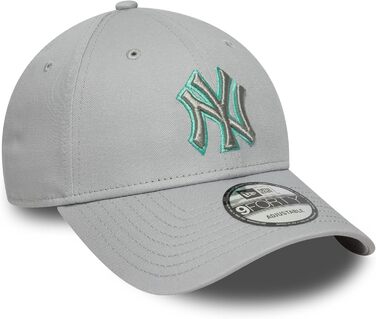Кепка New Era New York Yankees MLB League Essential 9Forty, чорно-червона, регульована