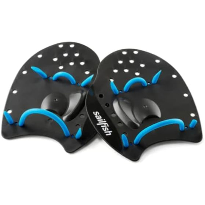 Лопатки для плавання Sailfish Flat Paddle, класичні, з круглими гумками, три розміри