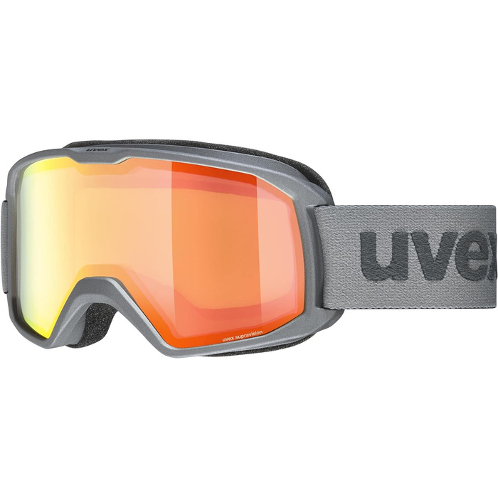 Гірськолижна маска uvex Unisex Elemnt FM, універсальна, антивідблиск, помаранчева лінза, розмір універсальний
