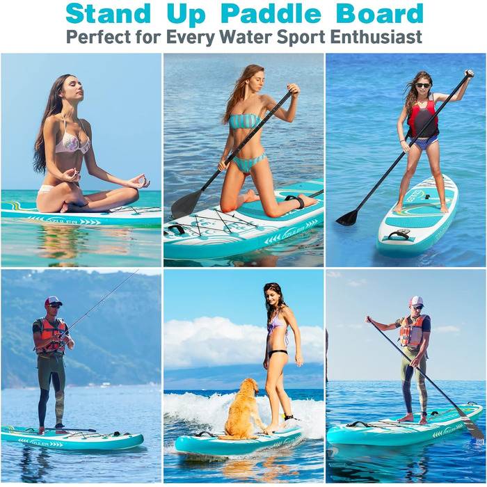Надувна SUP-дошка OZULER 180 кг з камеротримачем і рюкзаком для початківців