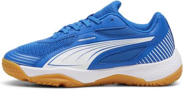 Дитячі унісекс кросівки для залу Puma Solarflash III Jr Indoor Court Shoe, синій/білий, розмір 28 EU