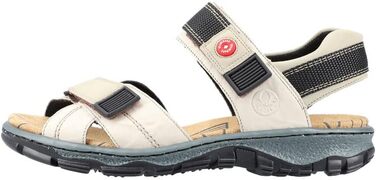 Жіночі сандалії Rieker 68851, класична модель, кремовий/грибний колір, розмір 37 EU